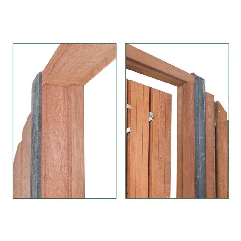 Premium Deur Kozijn / kader met aanslag 180-210 x 90-150 cm - Hardhout