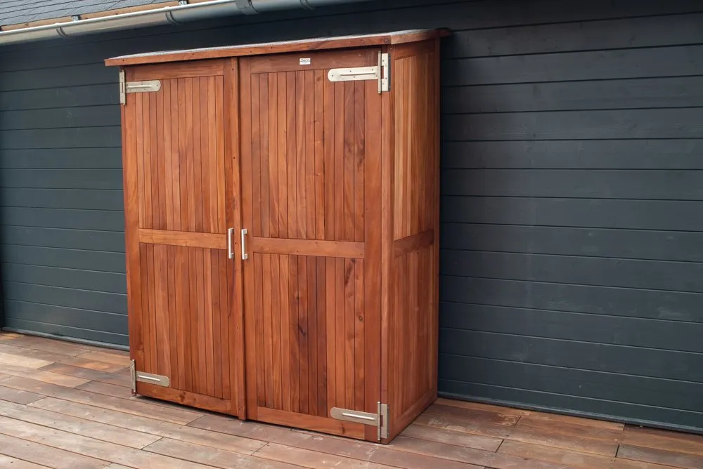 Bestseller Tuinkast Hardhout Montevideo 145 x 65 x 173 / 185 cm buitenkast