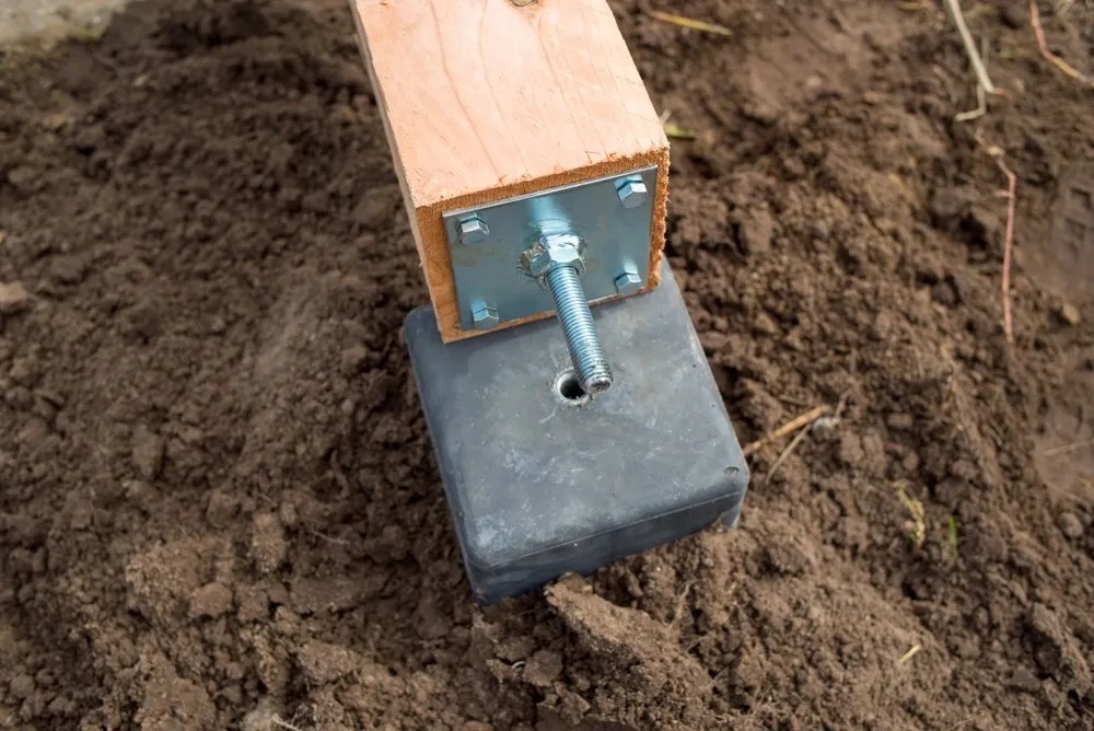 Lage Kosten Verzinkt M20 hoogteverstelling voor betonpoer XL met plaat - 3mm dikte