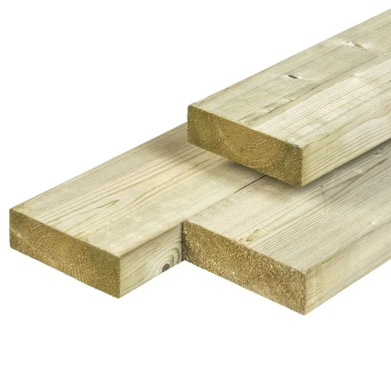 Balk Geimpregneerd hout 4.5x14.5cm glad geschaafd - 420 cm Hete Deal