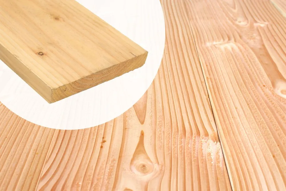 Betrouwbaar Steigerplank Douglas 3.0x20cm Fijnbezaagd - 4 m