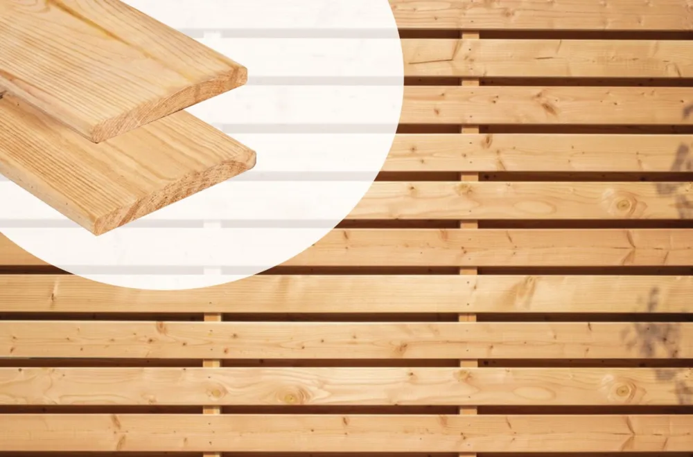 Schuttingplank Douglas 1.6x14cm - 195 cm Alleen Vandaag
