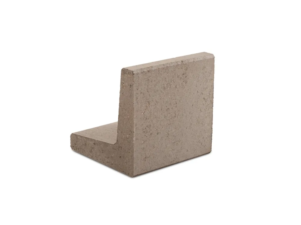 Gecertificeerd L Element Beton 40x40x40cm Grijs Excluton