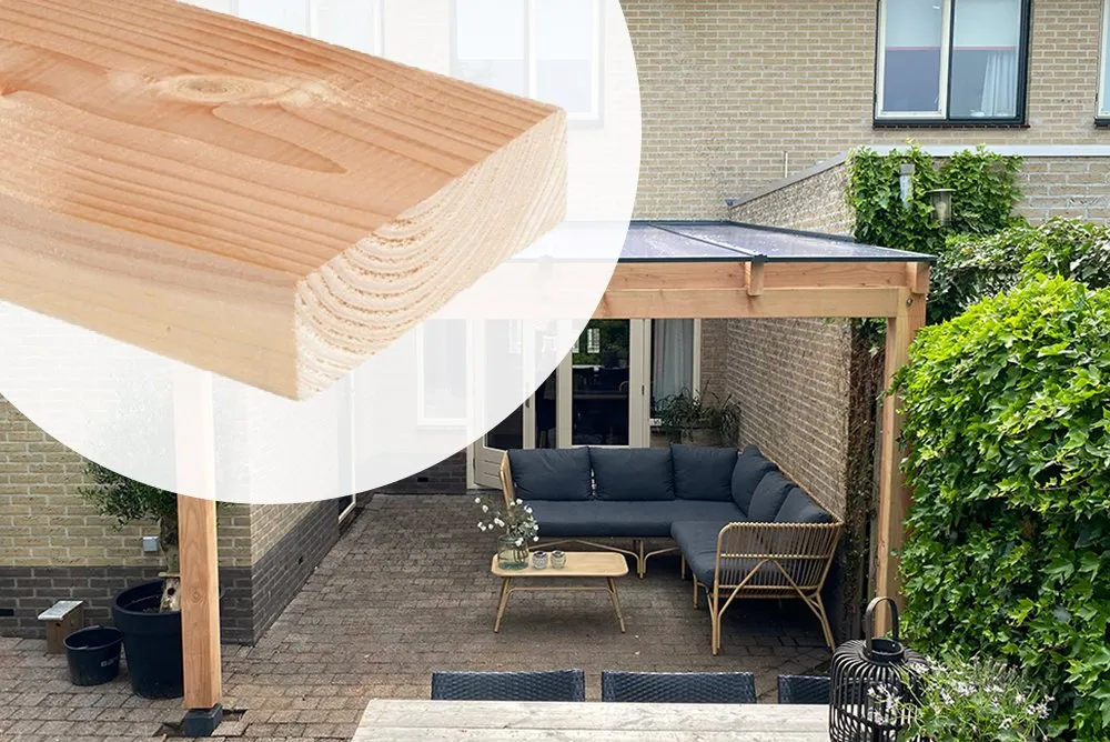 Exclusieve Aanbieding Douglas balk 6.5x16cm Glad Geschaafd - 500 cm