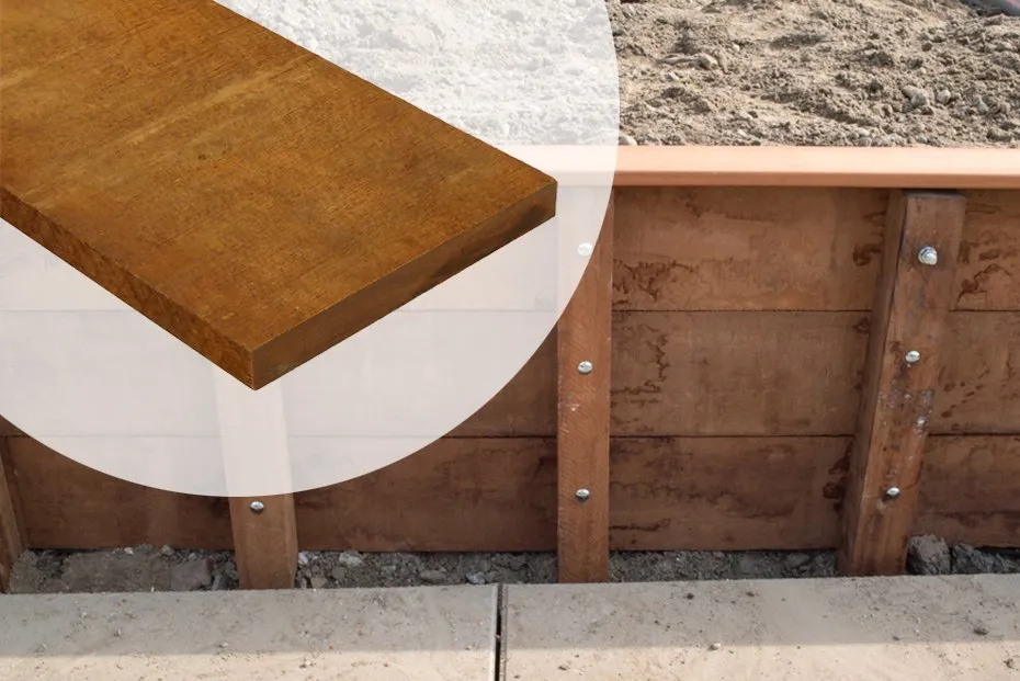 Beschoeiingsplanken Hardhout 2.0x20cm Populaire Hardhouten planken voor in/rond het water - 250 cm Laatste Versie