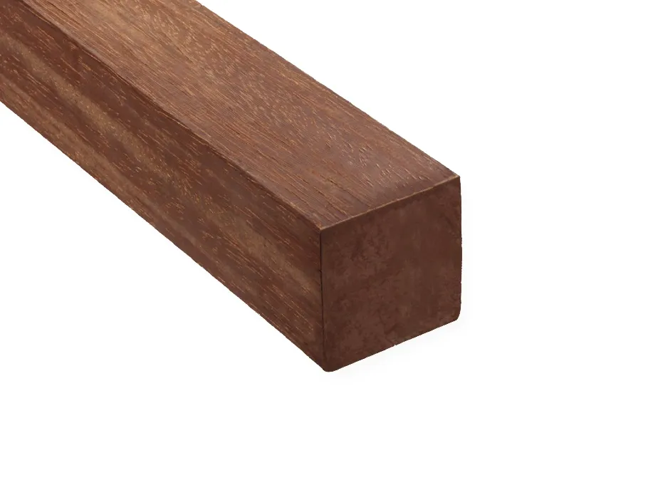 Paal / Balk Hardhout 12x12cm Fijnbezaagd - 550 cm Goedkoop