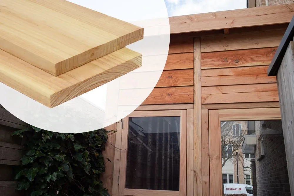 Tuinplank / Boeideel Douglas 1.9x19cm Glad Geschaafd - 500 cm Merkproduct