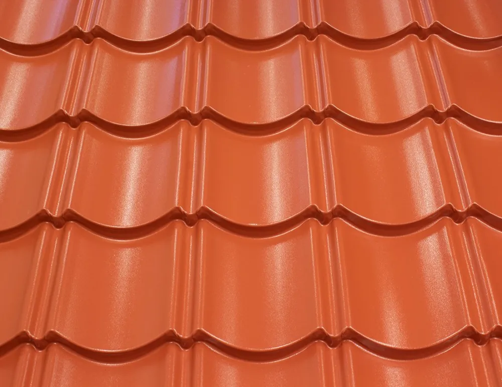 Dagaanbieding Dakpanprofielplaat Rood 86x113.5cm Easypan (werkend 0.86m2 per plaat)