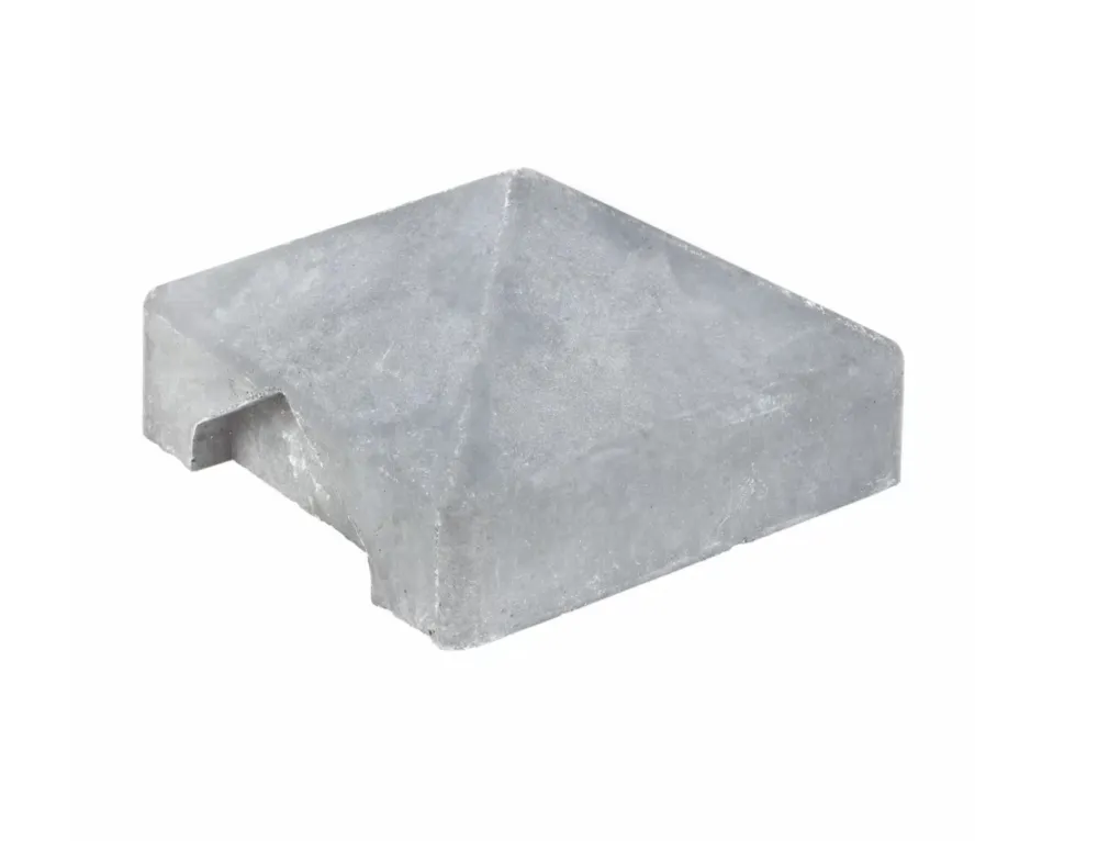Merkproduct Afdekpet Beton Piramide Wit/Grijs - Zonder uitsparing