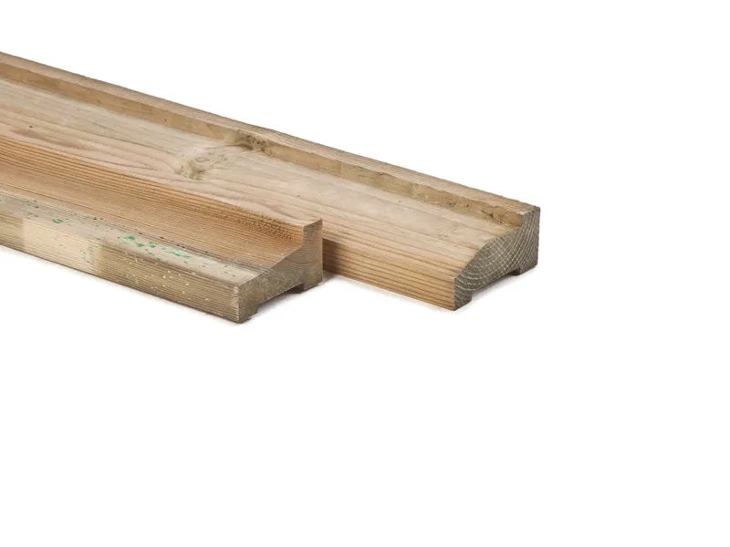 Funderingsbalk geimpregneerd standaard 4.5x9x300cm Tijdelijk Beschikbaar