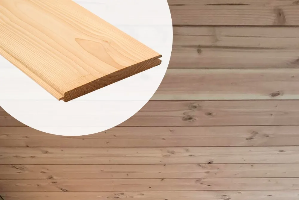 Hete Deal Veer en Groef Vellingdeel Douglas 1.8x19.5cm Glad Geschaafd - 500 cm