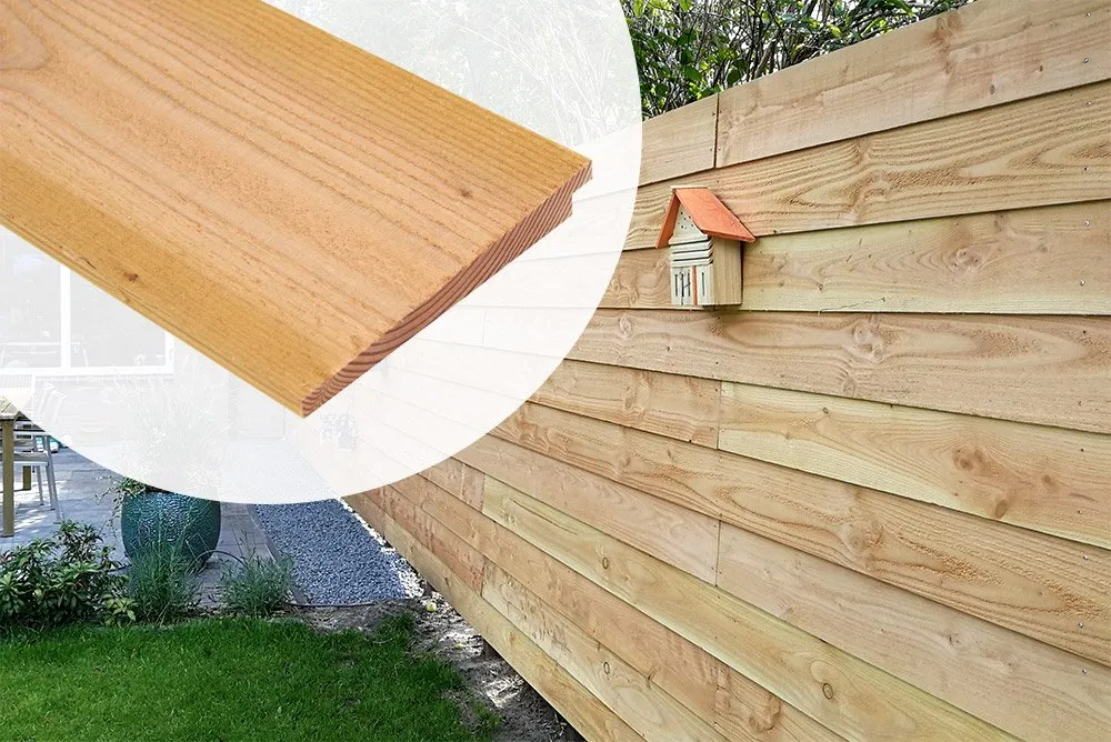 Zweeds Rabat Douglas 1.1/2.2x19.5cm - 500 cm Direct Verzonden