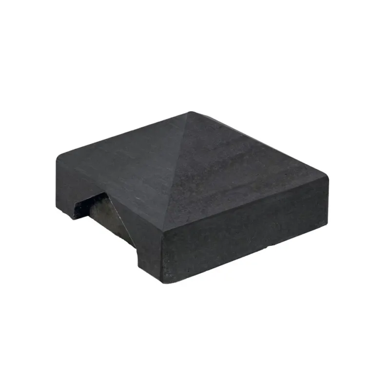 Afdekpet Beton Piramide Antraciet Gecoat - Zonder uitsparing Premium