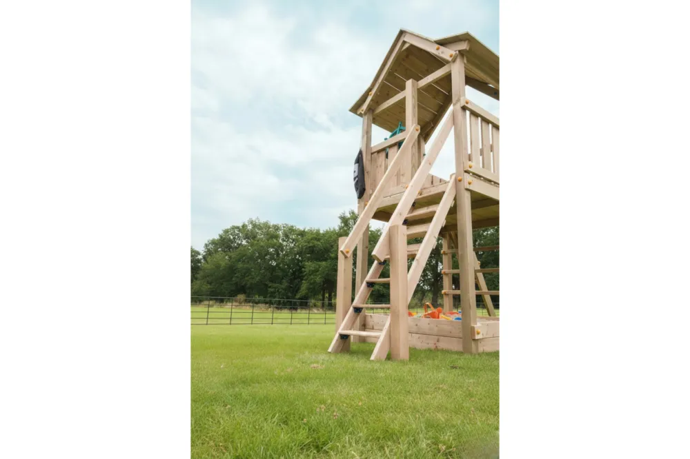 Beste Prijs Aanbouwtrap speeltoestel Steps, geschaafd grenen
