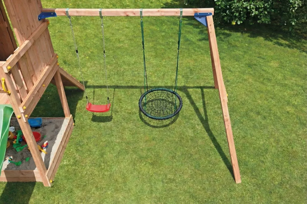 Exclusieve Aanbieding Aanbouwschommel speeltoestel Swing, douglas