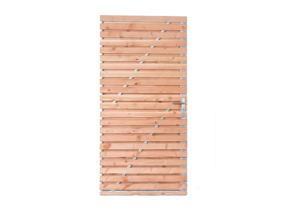 Schuttingdeur Villach Douglas 100 x 200 cm in stalen deurframe Superprijs