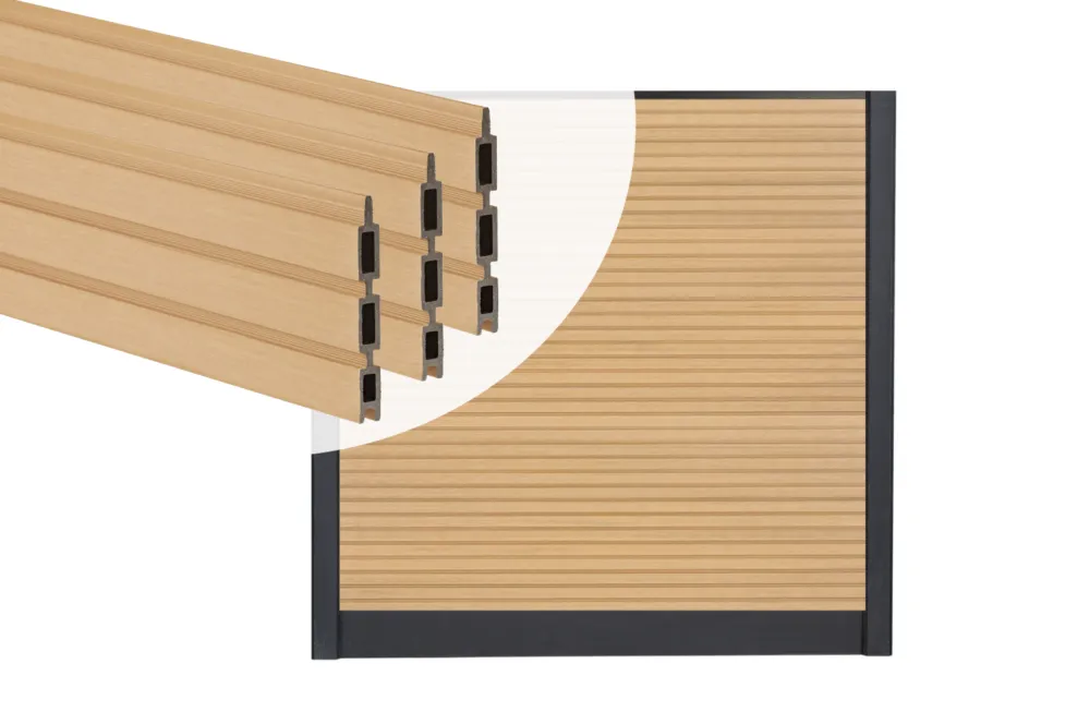 Shop Nu PuraFence Stapelprofielen Royal Cedar - Set 12 Stuks