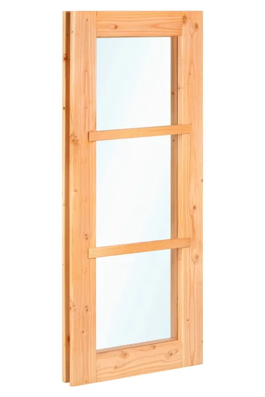 Douglas vast raam 45x150 cm enkelglas - onbehandeld Goedkoop