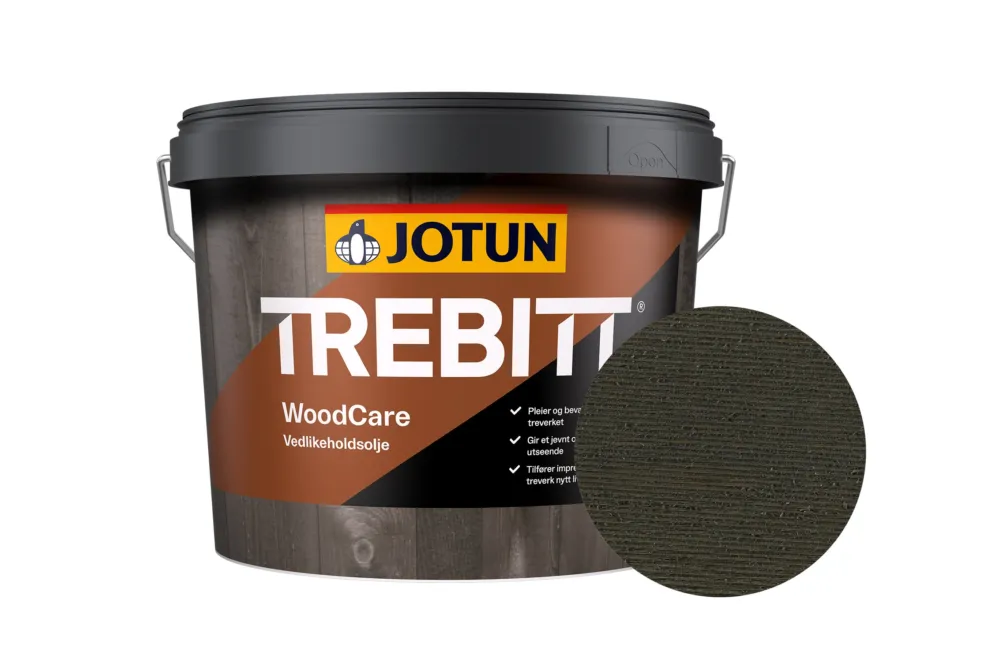 Dagaanbieding Jotun Woodcare Beits - Semi-dekkend Mat - Night Black - 3 l