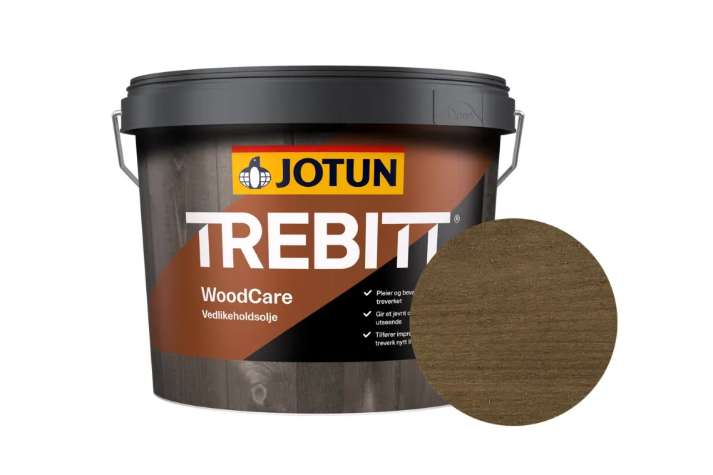 Jotun Woodcare Beits - Semi-dekkend Mat - Modern Brown - 3 l Snelle Levering