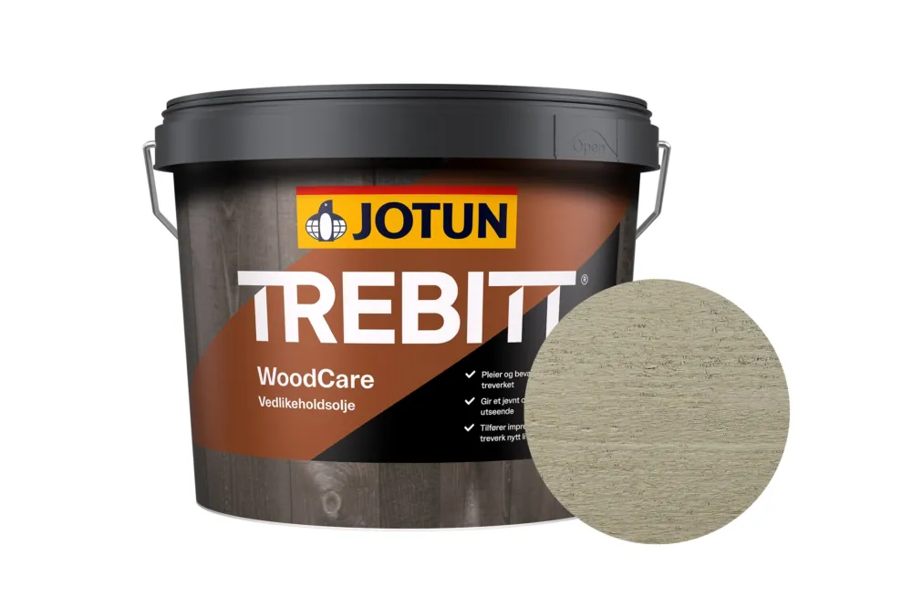 Jotun Woodcare Beits - Semi-dekkend Mat - Fair Grey - 3 l Gratis Retour
