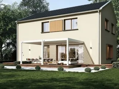 Beperkt Aanbod Aluminium Terrasoverkapping Deluxe Aanbouw 360 x 530 cm Wit
