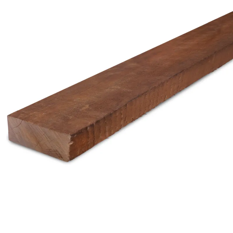 hardhout - balk Angelim vermelho balk - 50x150 mm - fijnbezaagd / ruw - balk voor buiten - angelim vermelho hardhout AD 20-25% - Angelim vermelho balk - 50x150 mm - ruw: 200 cm Actieprijs