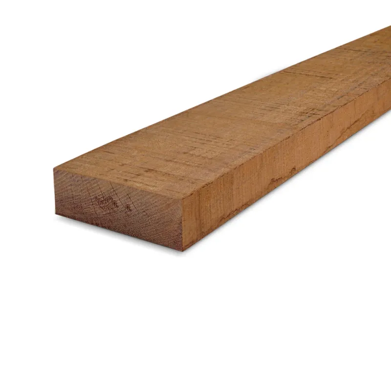 Finale Uitverkoop hardhout - balk Azobé balk - 50x200 mm - fijnbezaagd / ruw - balk voor buiten - azobe hardhout AD 20-25% - Azobé balk - 50x200 mm - ruw: 200 cm