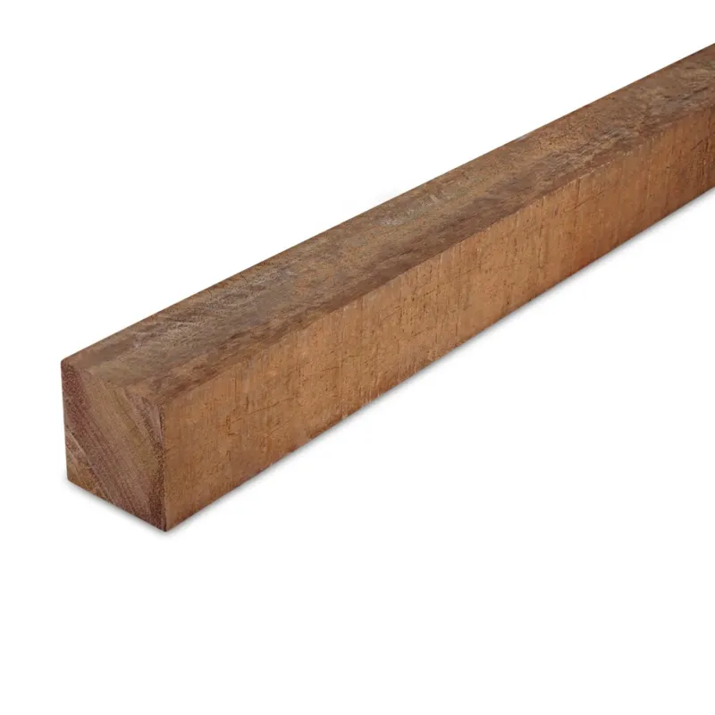 Tijdelijk Beschikbaar hardhout - balk Azobé balk - 60x60 mm - fijnbezaagd / ruw - balk voor buiten - azobe hardhout AD 20-25% - Azobé balk - 60x60 mm - ruw: 350 cm