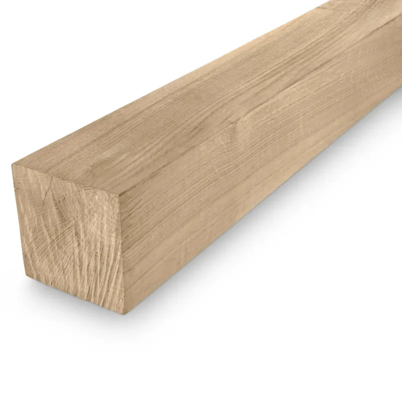 Koopje eiken - balk Eiken balk - 170x170 mm - geschaafd - balk voor buiten - eikenhout AD 20-25% - Eiken balk - 170x170 mm - geschaafd: 300 cm