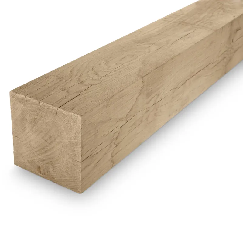 Aanbieding eiken - balk Eiken balk - 200x200 mm - fijnbezaagd / ruw - balk voor buiten - eikenhout AD 20-25% - Eiken balk - 200x200 mm - ruw: 300 cm