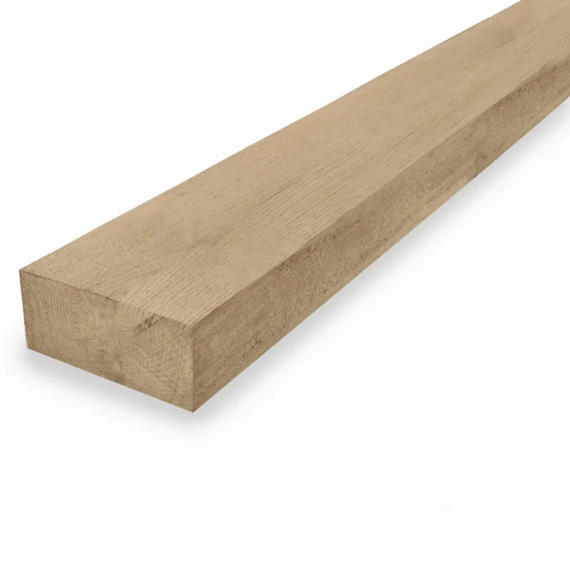 Beperkte Voorraad eiken - balk Eiken balk - 50x150 mm - fijnbezaagd / ruw - balk voor buiten - eikenhout AD 20-25% - Eiken balk - 50x150 mm - ruw: 200 cm
