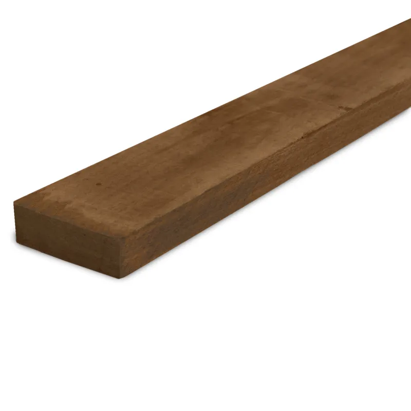 hardhout - balk Ipé balk - 52x155 mm - fijnbezaagd / ruw - balk voor buiten - ipe hardhout AD 20-25% - Ipé balk - 52x155 mm - ruw: 305 cm Aanbieding
