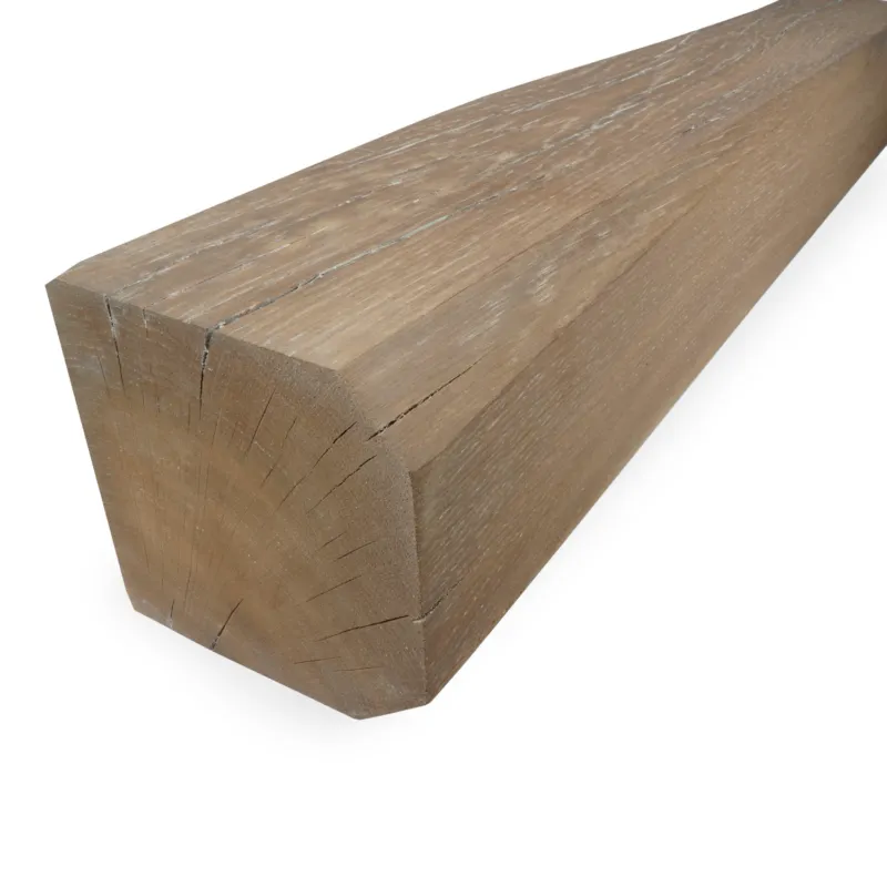 eiken - oude balk Oude eiken balk - 190x240 mm - whitewash - balk voor binnen / beschut buiten - verouderd eikenhout AD 20-25% - Oude eiken balk - 190x240 mm - whitewash: 450 cm Rechtstreeks Van De Fabrikant