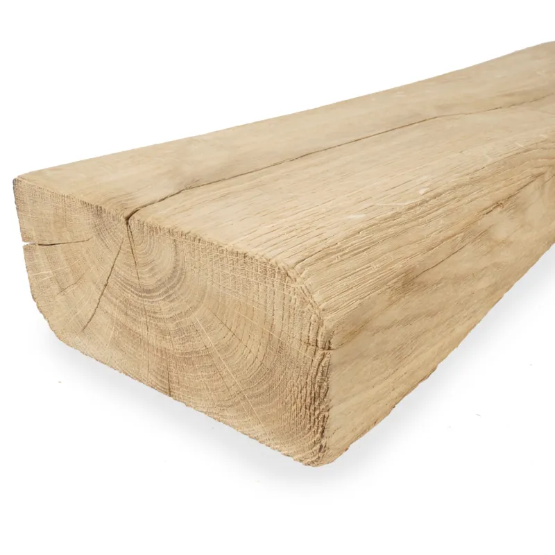Weekendaanbieding eiken - oude balk Oude eiken balk - 40x140 mm - geborsteld - balk voor buiten - verouderd eikenhout AD 20-25% - Oude eiken balk - 40x140 mm - geborsteld: 300 cm