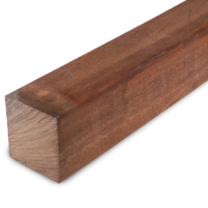 hardhout - balk Angelim vermelho balk - 150x150 mm - fijnbezaagd / ruw - balk voor buiten - angelim vermelho hardhout AD 20-25% - Angelim vermelho balk - 150x150 mm - ruw: 600 cm Lage Kosten