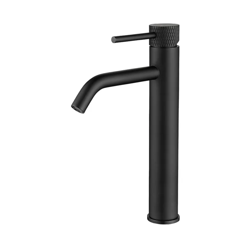 Betrouwbaar Wastafelmengkraan Aquasplash Ridged XL Mat Zwart