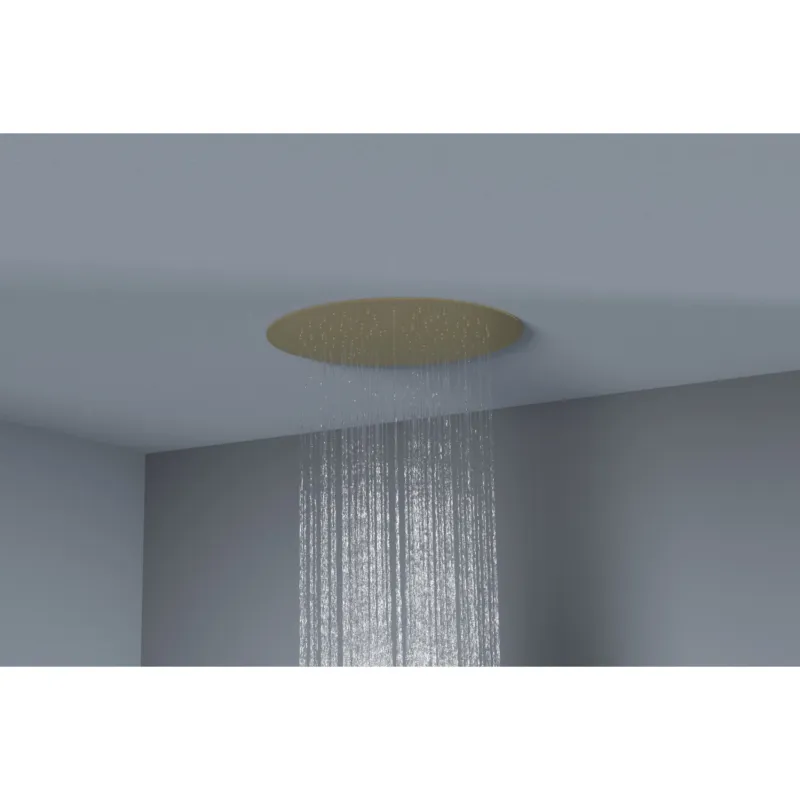Aanbieding Hoofddouche Belleza Bagno ClipOn Inbouw Regendouche Rond 34 cm Goud