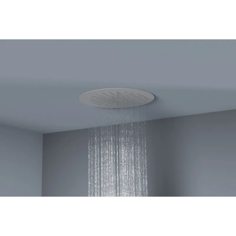 Hoofddouche Belleza Bagno ClipOn Inbouw Regendouche Rond 34 cm Mat Wit Gereduceerde Prijs