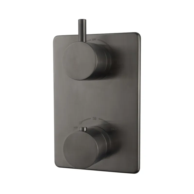Lage Prijs BWS Afbouwdeel Cemal Douche Thermostaat Inbouw 2-Weg Gunmetal