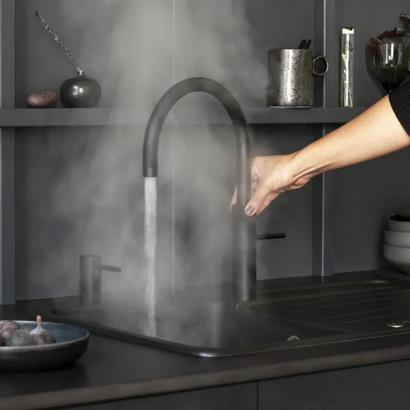 Laatste Versie Quooker Fusion Round Keukenmengkraan Zwart