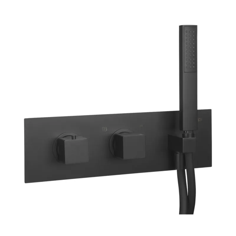Inbouw Thermostatische Douchekraan Sapho Dimy 2-Weg Mat Zwart (incl. handdouche) Betrouwbaar