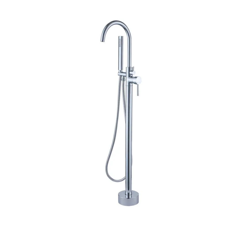 Vrijstaande Badmengkraan Best Design BD 120 cm met Handdouche Chroom Gratis Retour