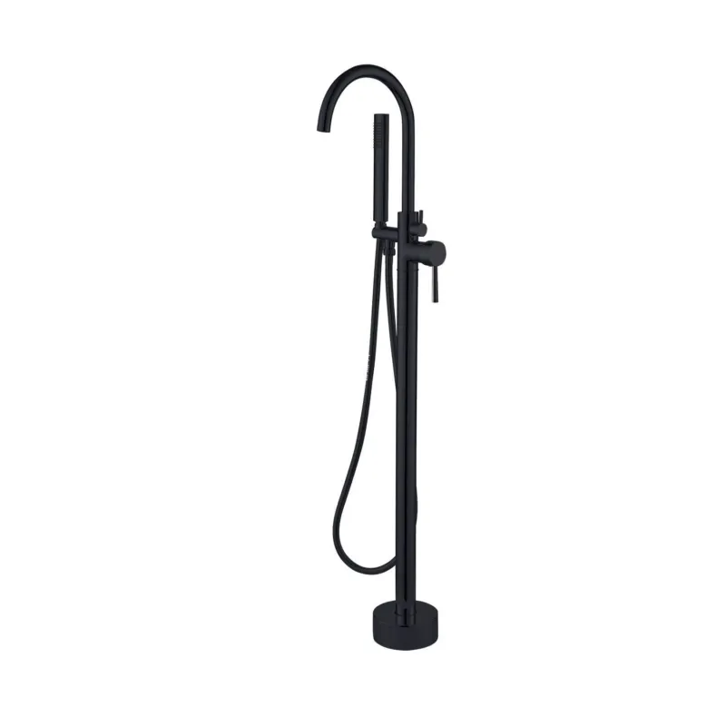 Gereduceerde Prijs Vrijstaande Badmengkraan Best Design Nero 120 cm met Handdouche Mat Zwart
