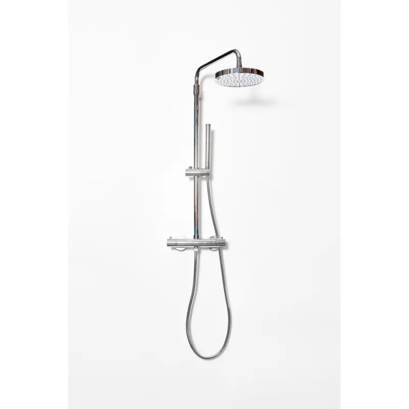 Opbouw Regendoucheset Luca Sanitair Bongio Thermostatisch Ronde Hoofddouche 20 cm Chroom Shop Nu