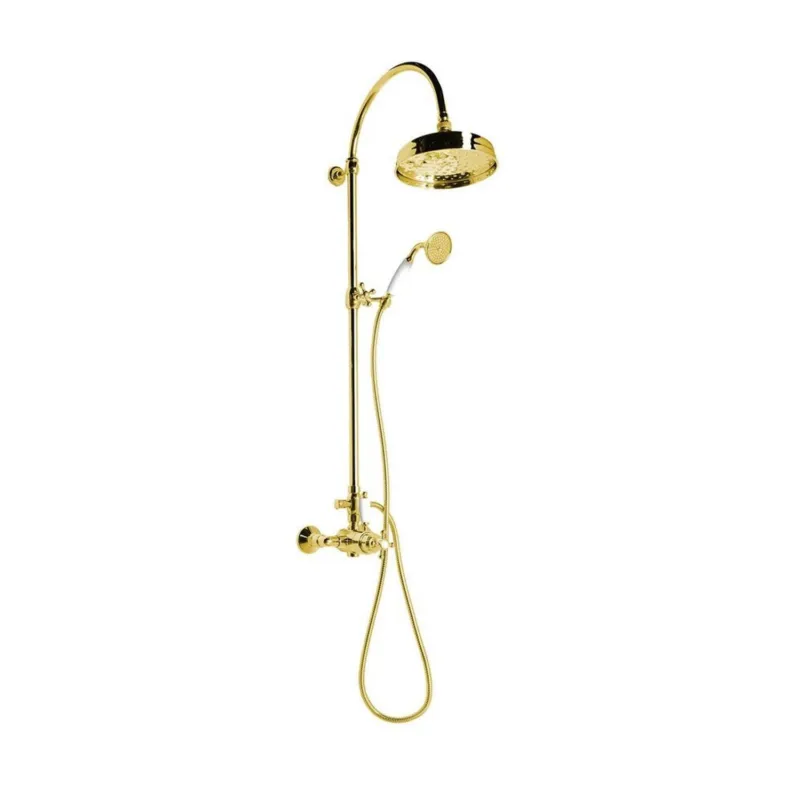Dagaanbieding Regendoucheset Opbouw Sapho Antea Compleet Thermostatische � 20 cm Goud