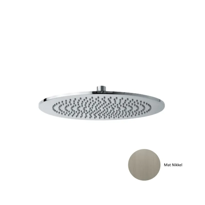 Hoofddouche Sanimex Giulini Rond Ø 25 cm Mat Nikkel Speciale Aanbieding