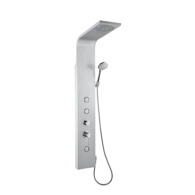 Douchepaneel Sapho Tusa 140 cm met mengkraan Aluminium Exclusieve Aanbieding