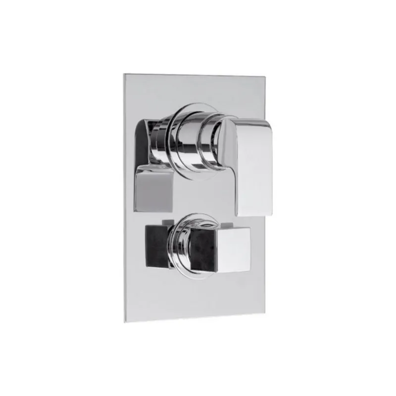 Douchekraan Inbouw Sapho Dimy Thermostatisch Afbouwdeel 3-weg Chroom (incl. inbouwdeel) Laatste Versie