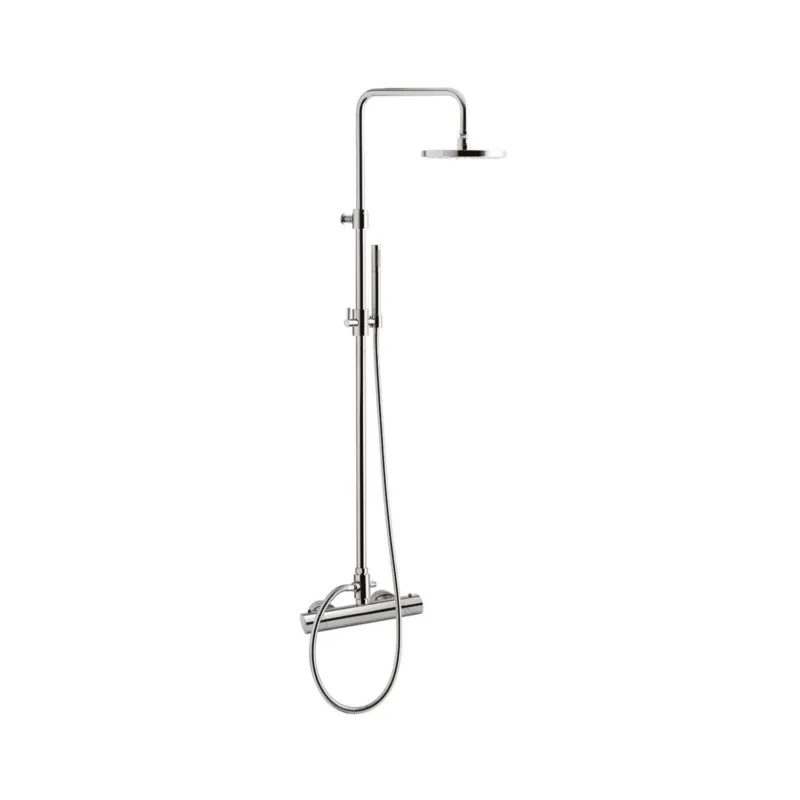 Regendouche Set Sanimex Giulini Thermostatisch Rond Ø 25cm Chroom Seizoensaanbieding